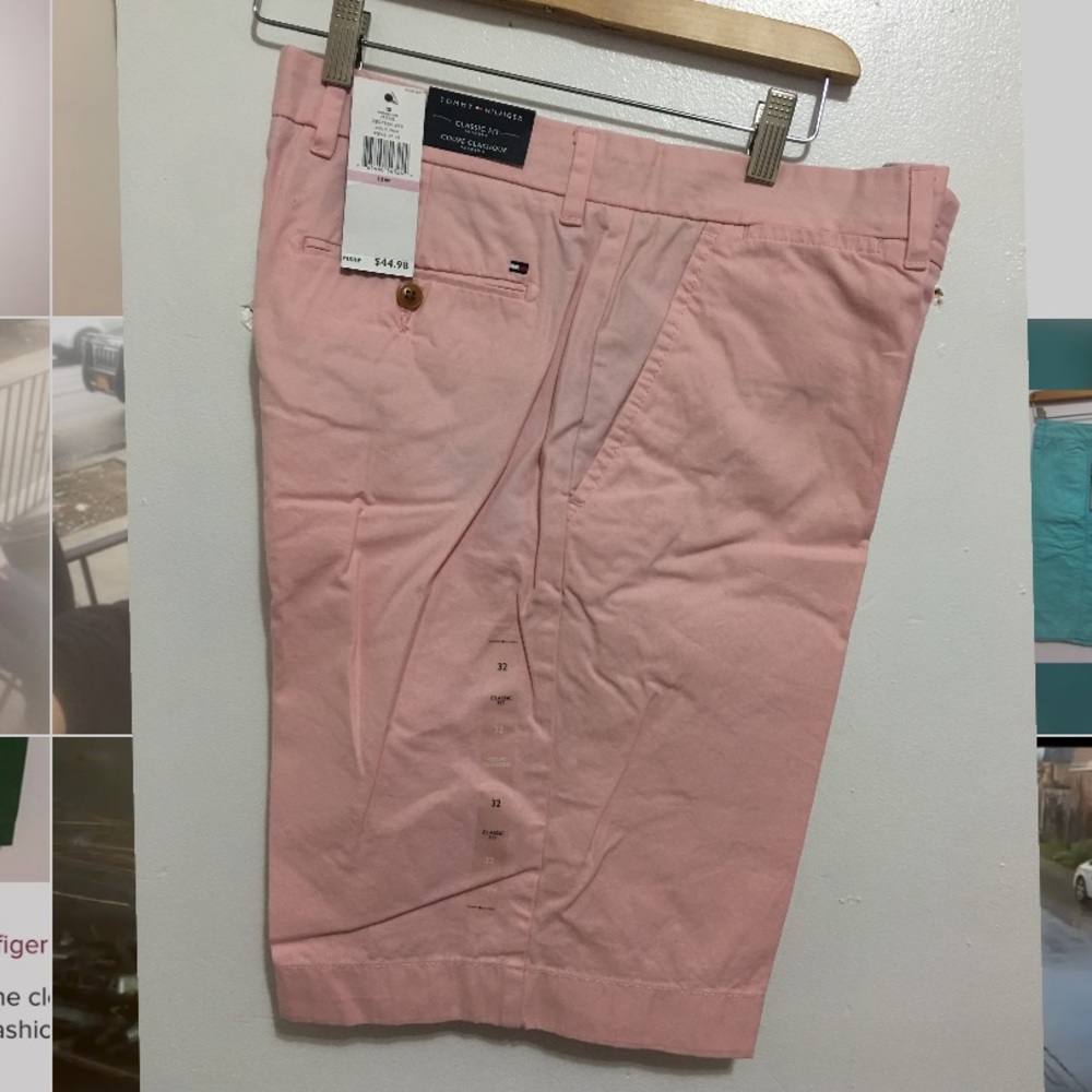Men’s Tommy Hilfiger Deco Pink Shorts